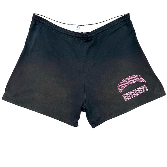 Concordia University Black Varsity Sweat Shorts Size XL - Picture 1 of 5